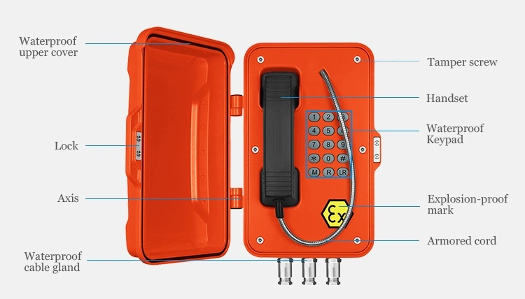 Fixed Explosion Proof Telephone Zone 1