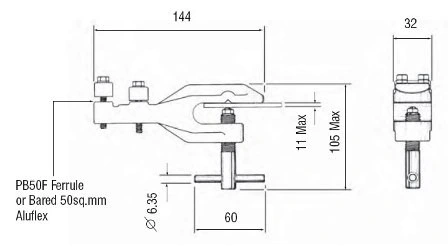 High Quality Transmission Earth End Clamps